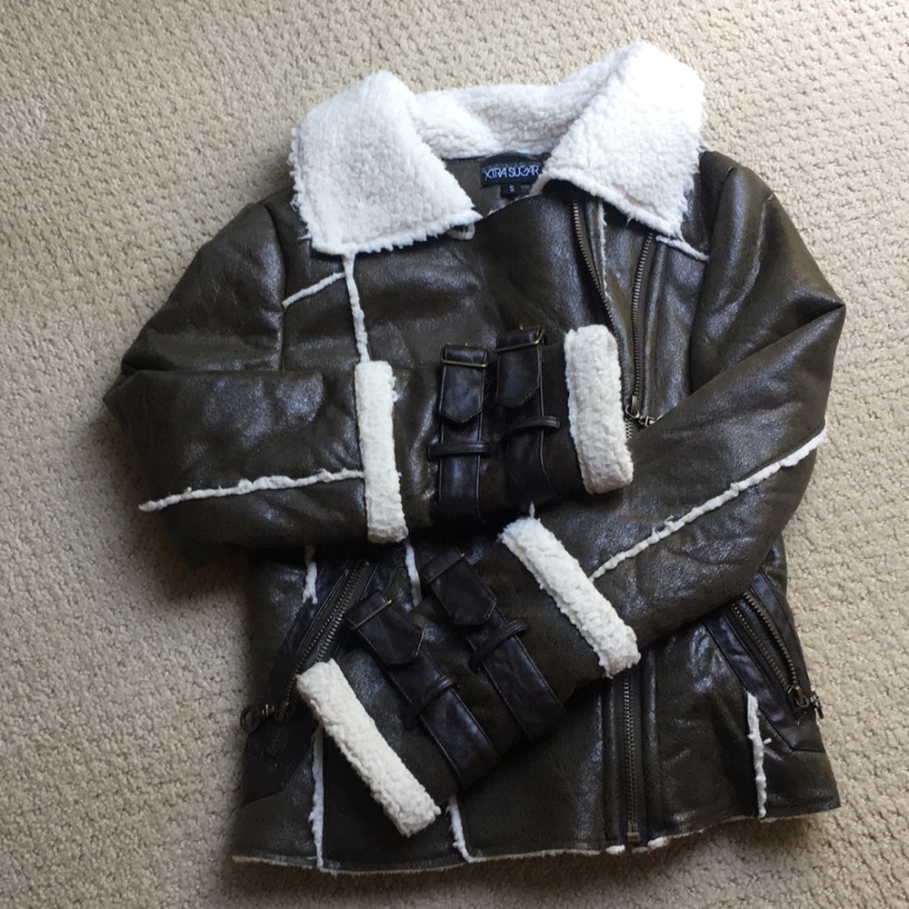Girls Shearling inspired jacket